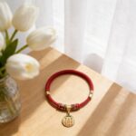 Red String Six Blessings & Five Gods of Wealth Pet Collar