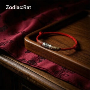 Twelve Zodiac Guardian Peace Red Bracelet - Rat Zodiac