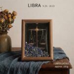 12 Constellation Natural Crystal Chip Frame