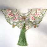 Floral Embroidery Pet Cloud Shoulder Collar