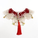 Red Lace New Year Pet Collar