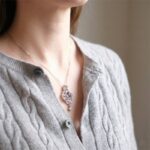 Aquarius Amethyst Teardrop Pendant Necklace