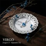 12 Zodiac Guardian Silver and Blue Topaz Necklace