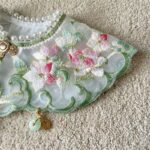 Floral Embroidery Pet Cloud Shoulder Collar