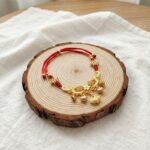 Lucky Red Gold Auspicious Pet Collar