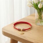 Red String Six Blessings & Five Gods of Wealth Pet Collar