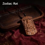 Wooden Zodiac Guardian Pendant