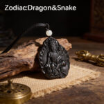 Obsidian Zodiac Guardian Pendant