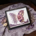 Purple Preserved Flower Crystal Butterfly DIY Craft Kit