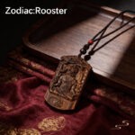 Wooden Zodiac Guardian Pendant
