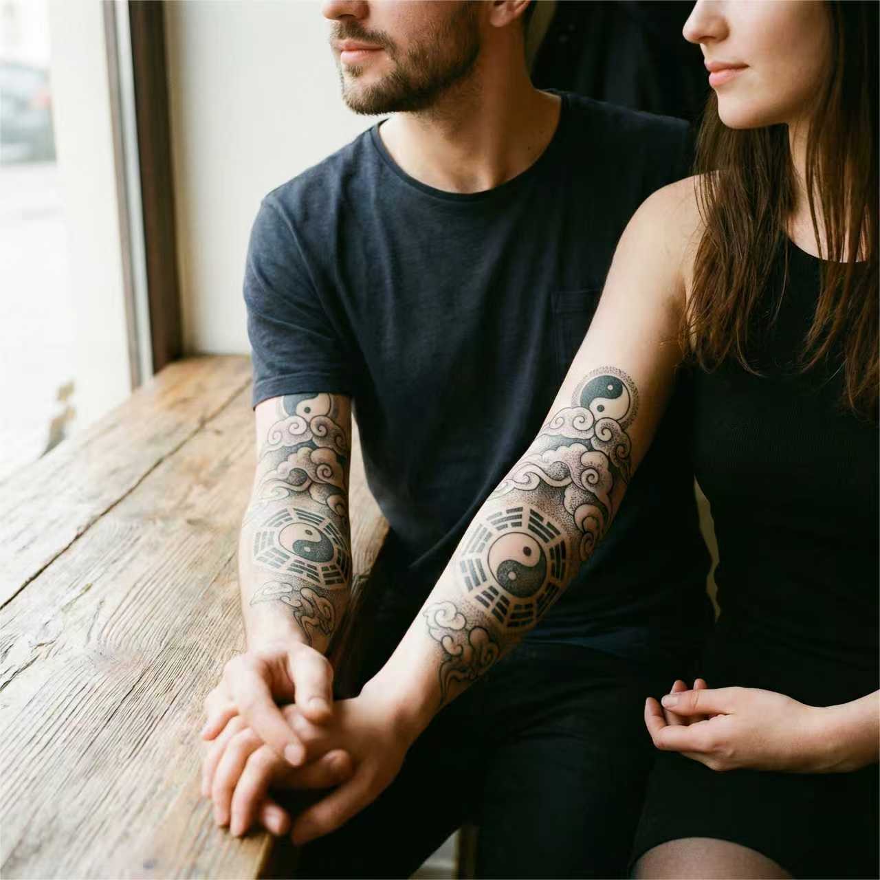 Couple Energy Mapping & Interlocked Tattoo Design