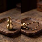 Brass Pixiu Five Emperor Coins Lucky Ornament
