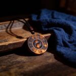 Thunderstruck Peach Wood Pixiu Bagua Lucky Pendant